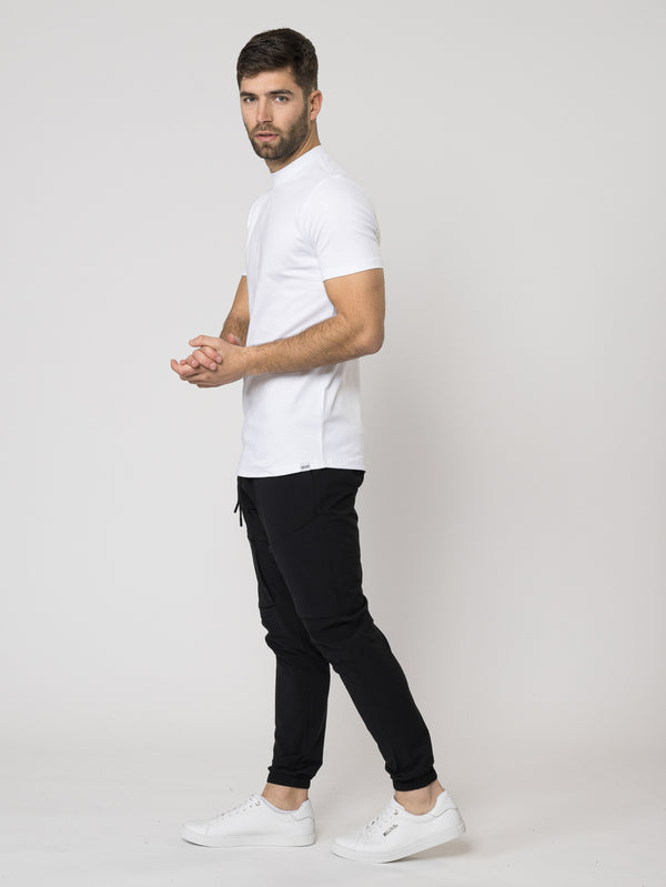 טי שירט עם צווארון High neck