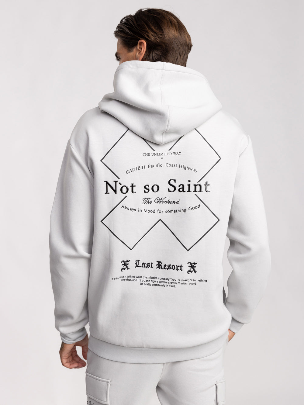 פוטר קפוצ''ון לגבר NOT SO SAINT