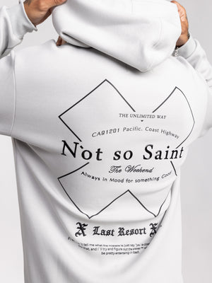 פוטר קפוצ''ון לגבר NOT SO SAINT