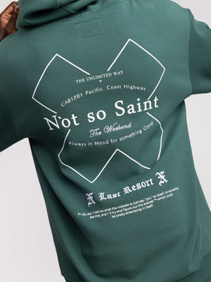 פוטר קפוצ''ון לגבר NOT SO SAINT