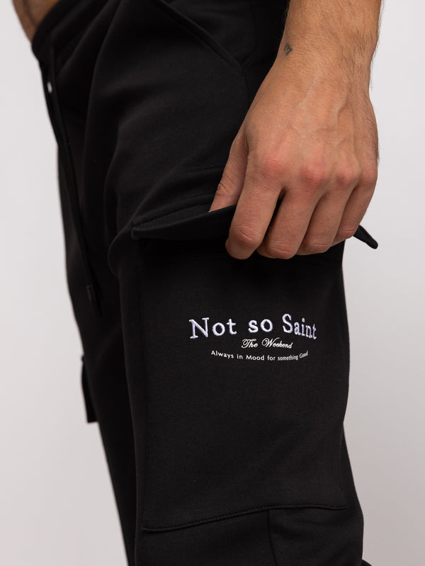 מכנסי פוטר לגבר NOT SO SAINT