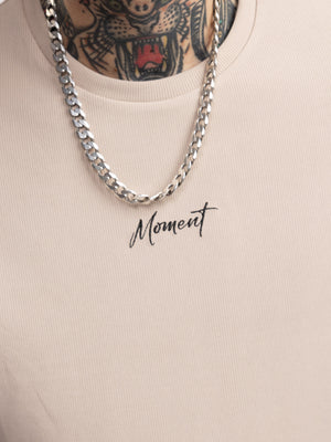חולצת טי שירט אוברסייז לגבר Moment