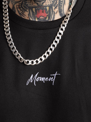 חולצת טי שירט אוברסייז לגבר Moment