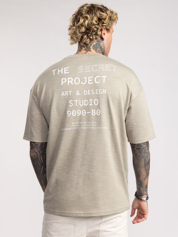 חולצת טי שירט אוברסייז לגבר PROJECT