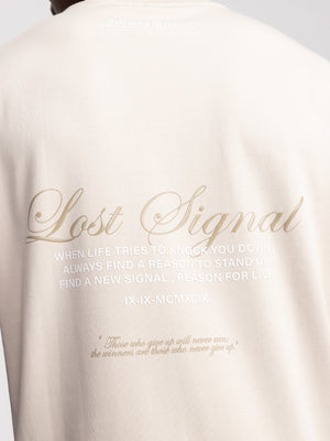 טישרט אובר סייז Lost signal