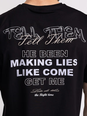 חולצת טי שירט לגבר Tell Them