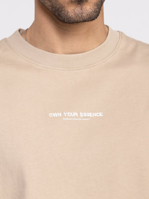 טי אוברסייז לגבר OWN YOUR ESSENCE