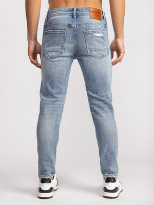 מכנסי ג''ינס לגבר בגזרת SUPER SKINNY