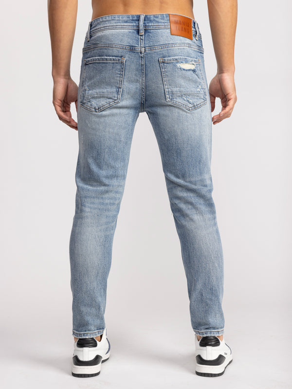 מכנסי ג''ינס לגבר בגזרת SUPER SKINNY