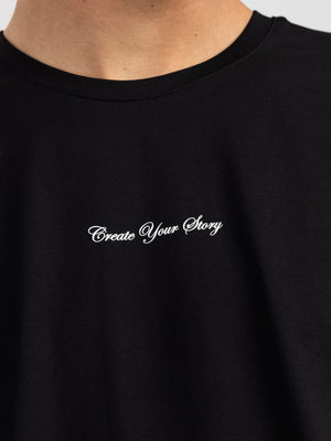 Create Your Story טי שירט לגבר