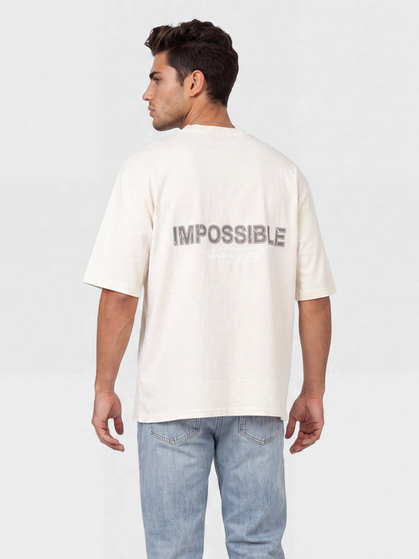 טישרט אובר סייז  IMPOSSIBLE