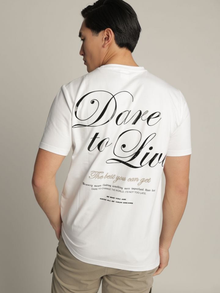 טי שירט DARE TO LIVE