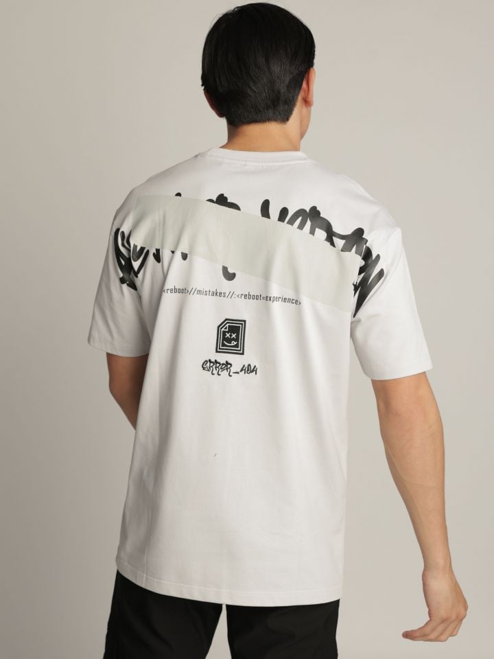 טי שירט כותנה קצרה לגבר ERROR