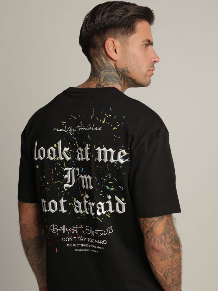 טי שירט NOT AFRAID