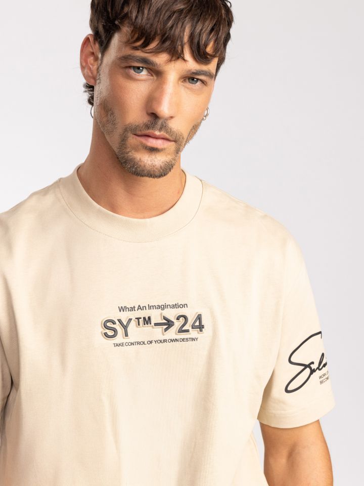 חולצת טישירט אוברסייז לגבר SY24