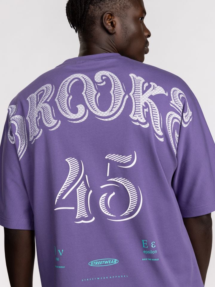 חולצת טישירט אוברסייז לגבר BROOKS