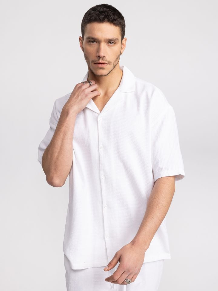 חולצה מכופתרת לגבר ריזורט