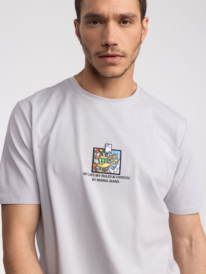 חולצת טי שירט לגבר BOOM