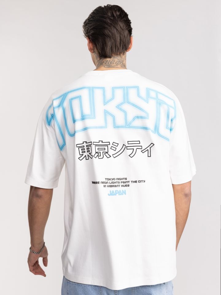 טי שירט אובר סייז TOKYO