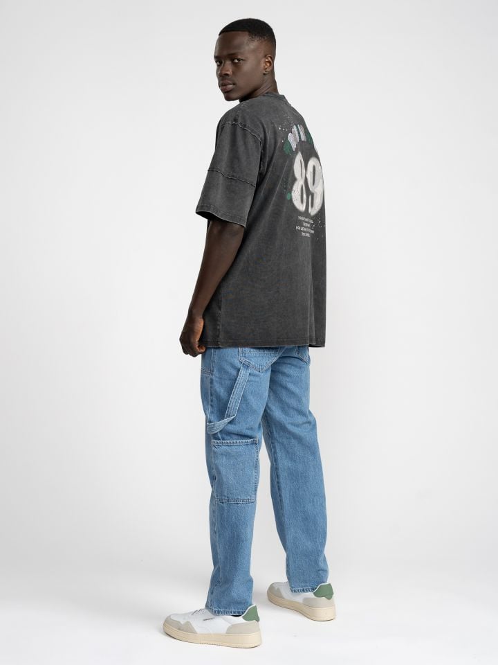 טישרט אובר סייז לגבר TROUBLE MAKER