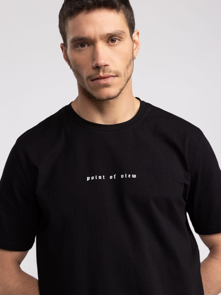 טי שירט כותנה לגבר VIA DANTE