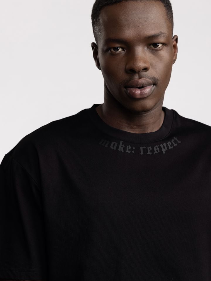 חולצת טי שירט לגבר make, respect