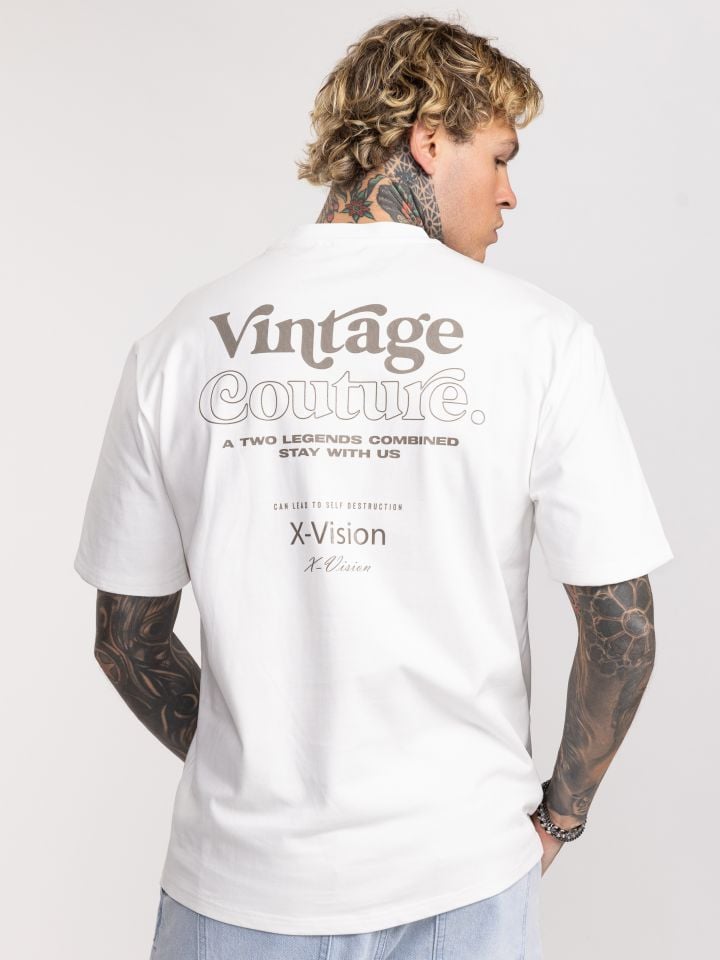 חולצת טי שירט אוברסייז לגבר VINTAGE