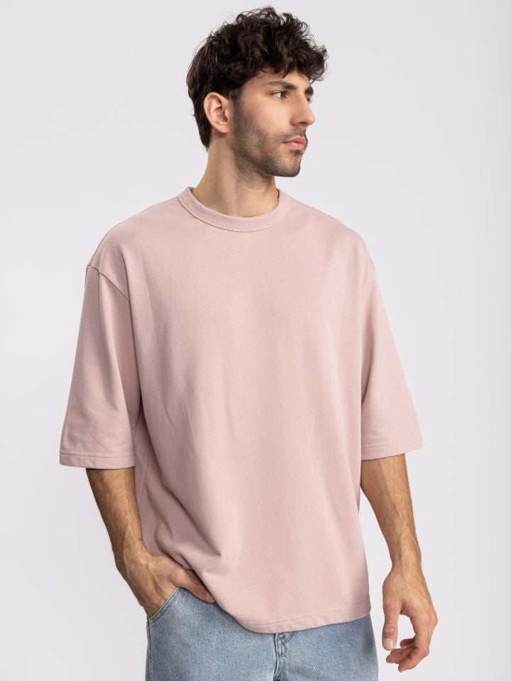 חולצת טי שירט לגבר עם שרוולים עד המרפק