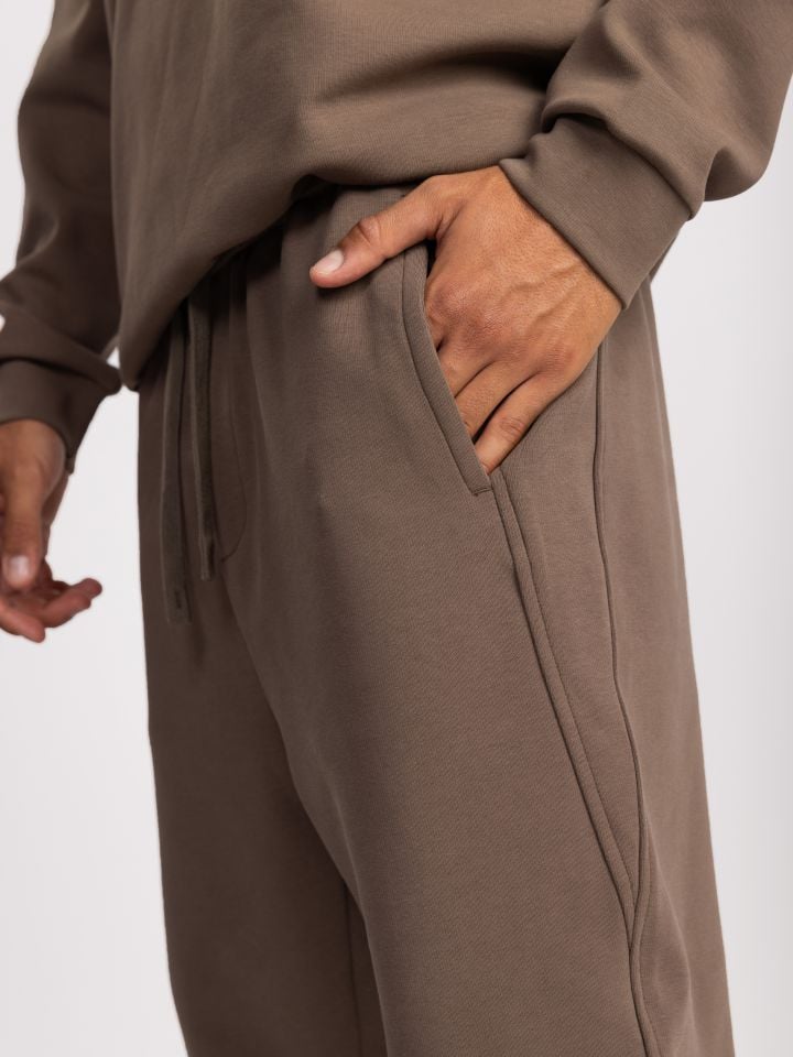 מכנסי פוטר לגבר עם סיומת גומי