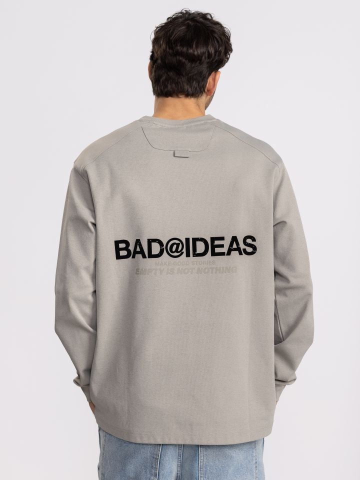 חולצת לונג סלאב לגבר BAD IDEAS