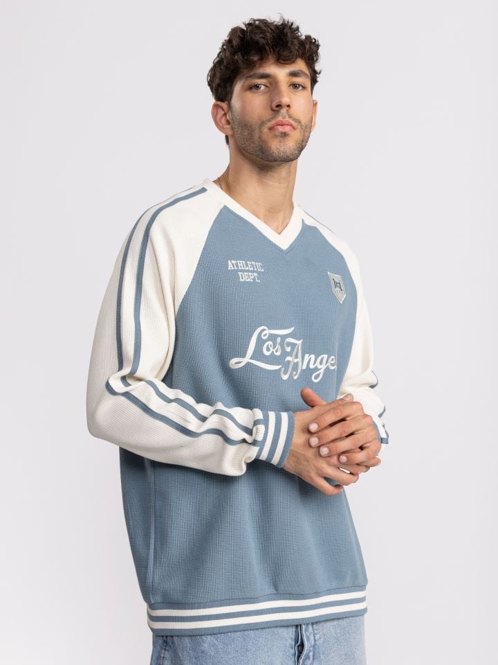 ווטשרט לגבר בגזרת רגלן עם הדפס Los Angeles