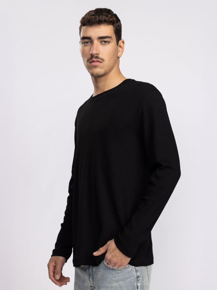 חולצת ריב ארוכה לגבר