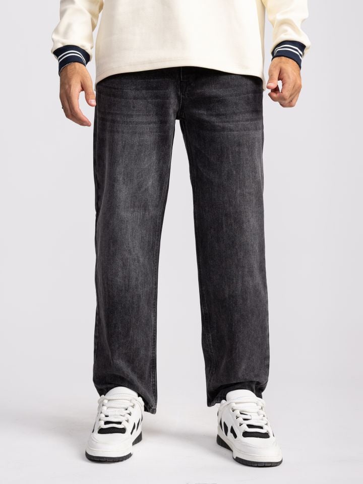 גינס לגבר בגזרה ישרה TOM