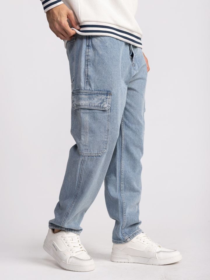 מכנסי ג’’ינס דגמ”ח במראה שטוף