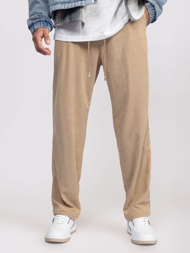 מכנסי מכנס קורדרוי לגבר