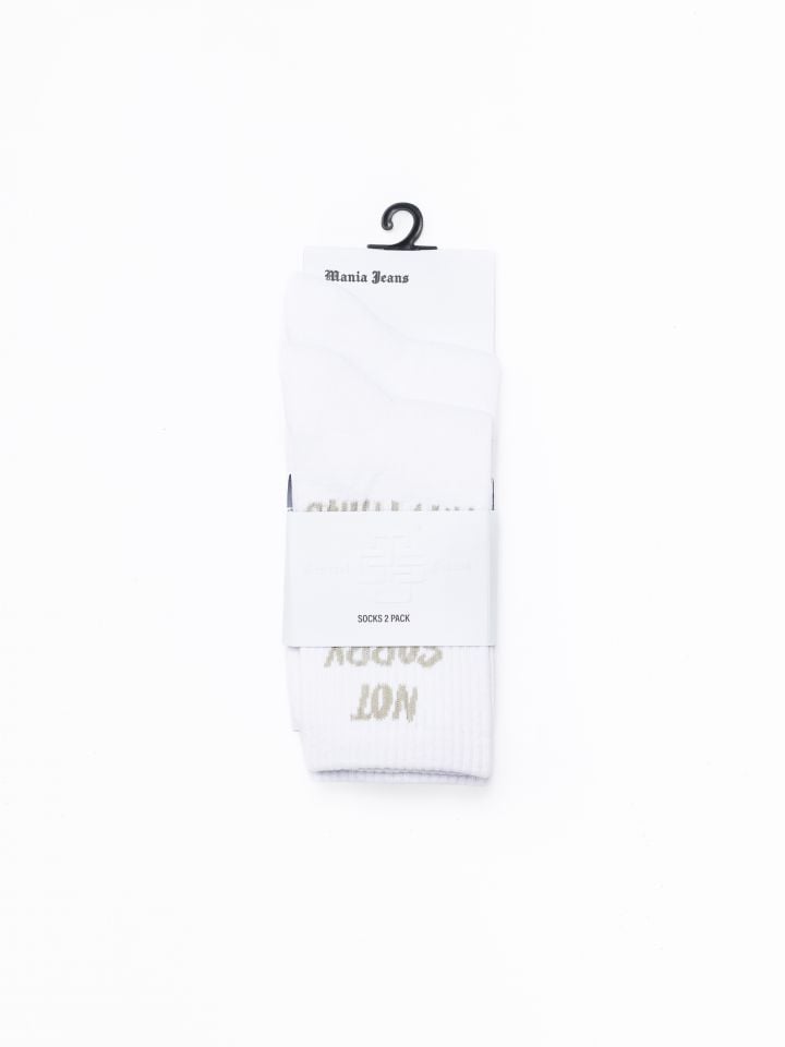 גרביים לגבר עם כיתוב מודפס בסטייל אורבני