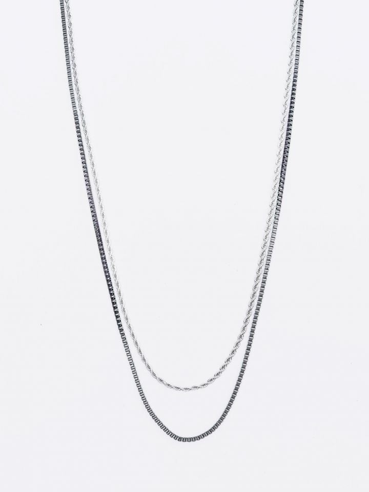 שרשרת כפולה לגבר