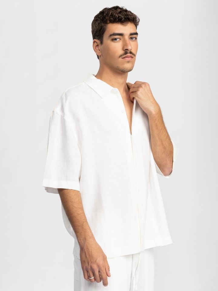 חולצה מכופתרת לגבר ריזורט