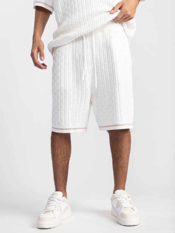 מכנסי ריזורט לגבר עם פסי גימור