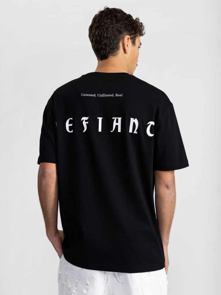 טישרט אובר סייז לגבר DEFIAN?E