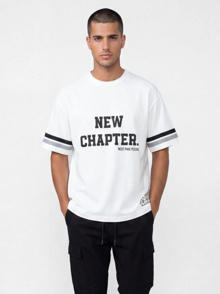 טי שירט אוברסייז NEW CHAPTER