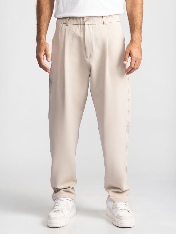 מכנסי ערב עם מותן גומי לגבר