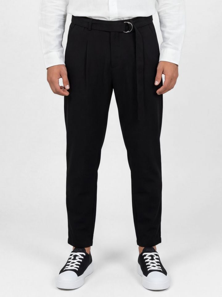 מכנסי ערב לגבר עם חגורת קשירה