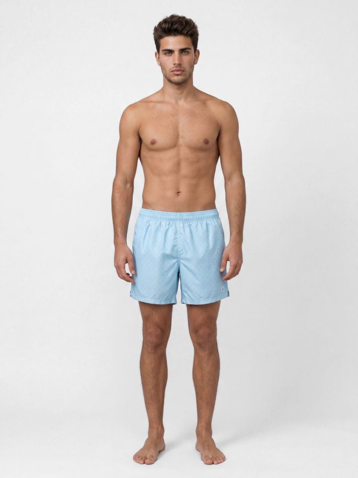 בגד ים שורטס עם גומי במותן