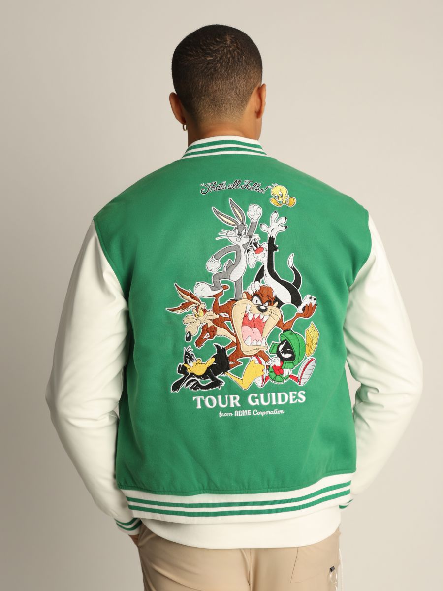 ג’קט בומבר לגבר LOONEY TUNES TOUR GUIDES