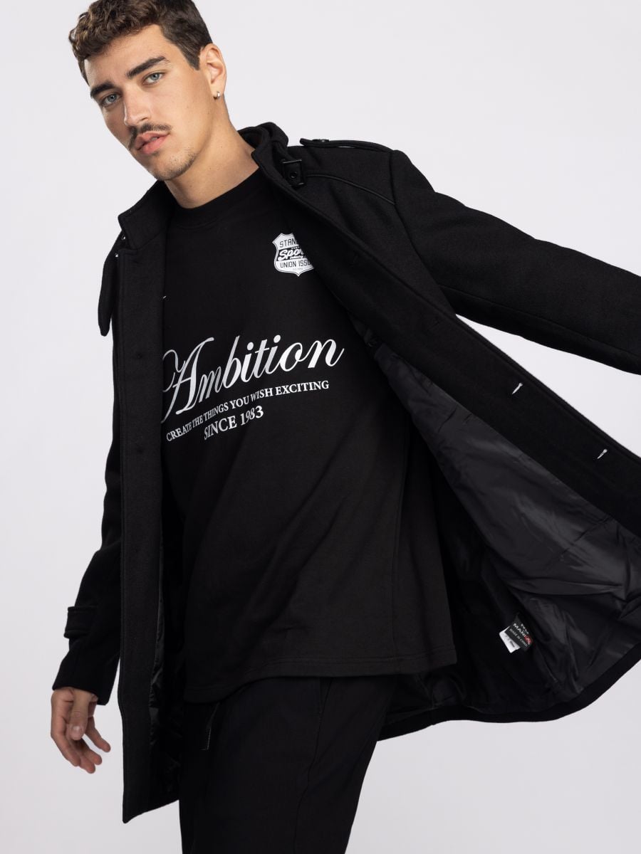 מעיל טרנץ’ ארוך לגבר NICOLAS