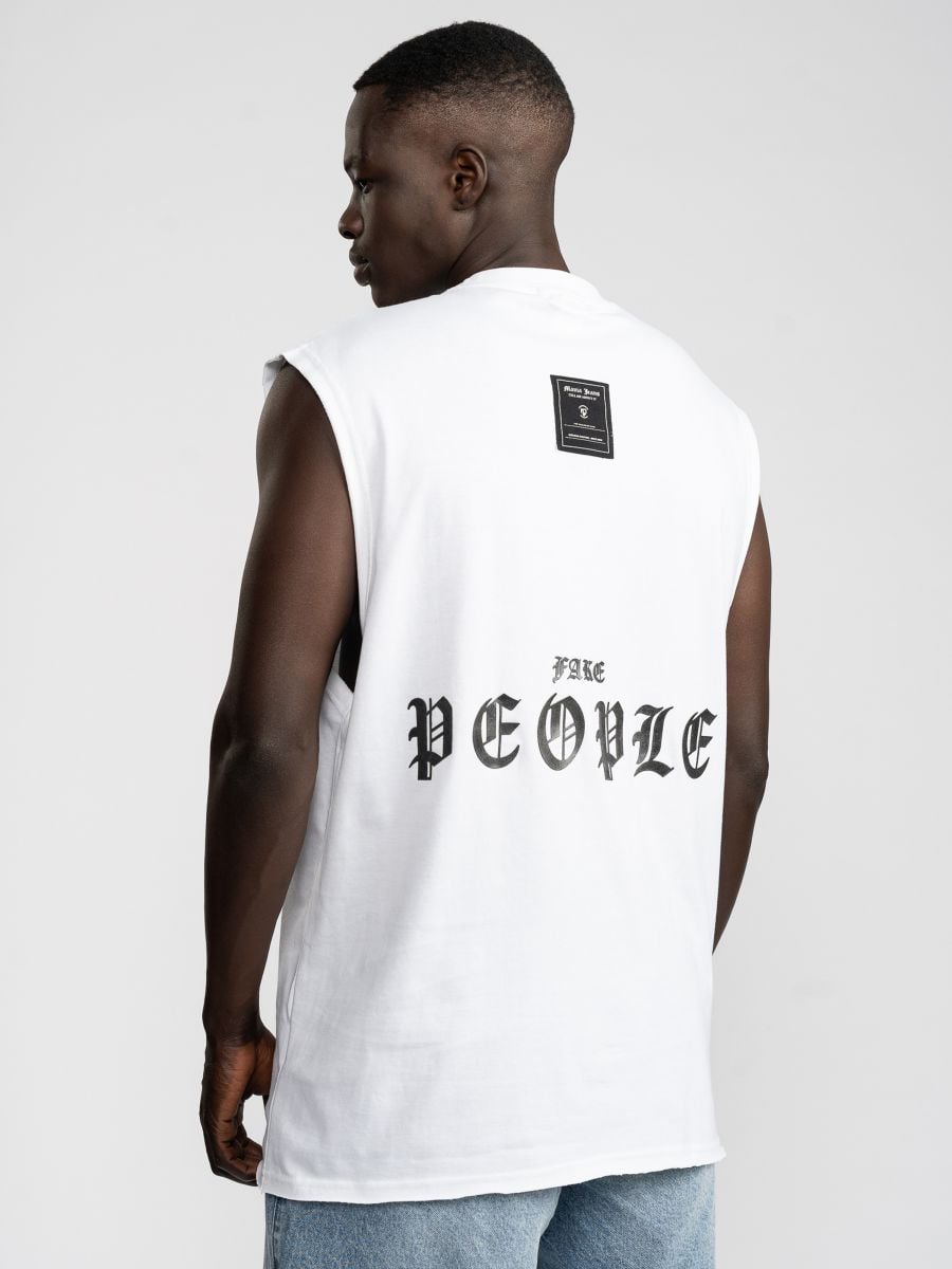 גופיית כותנה לגבר FAKE PEOPLE