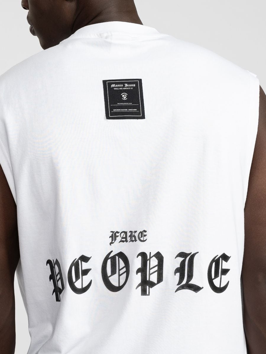 גופיית כותנה לגבר FAKE PEOPLE