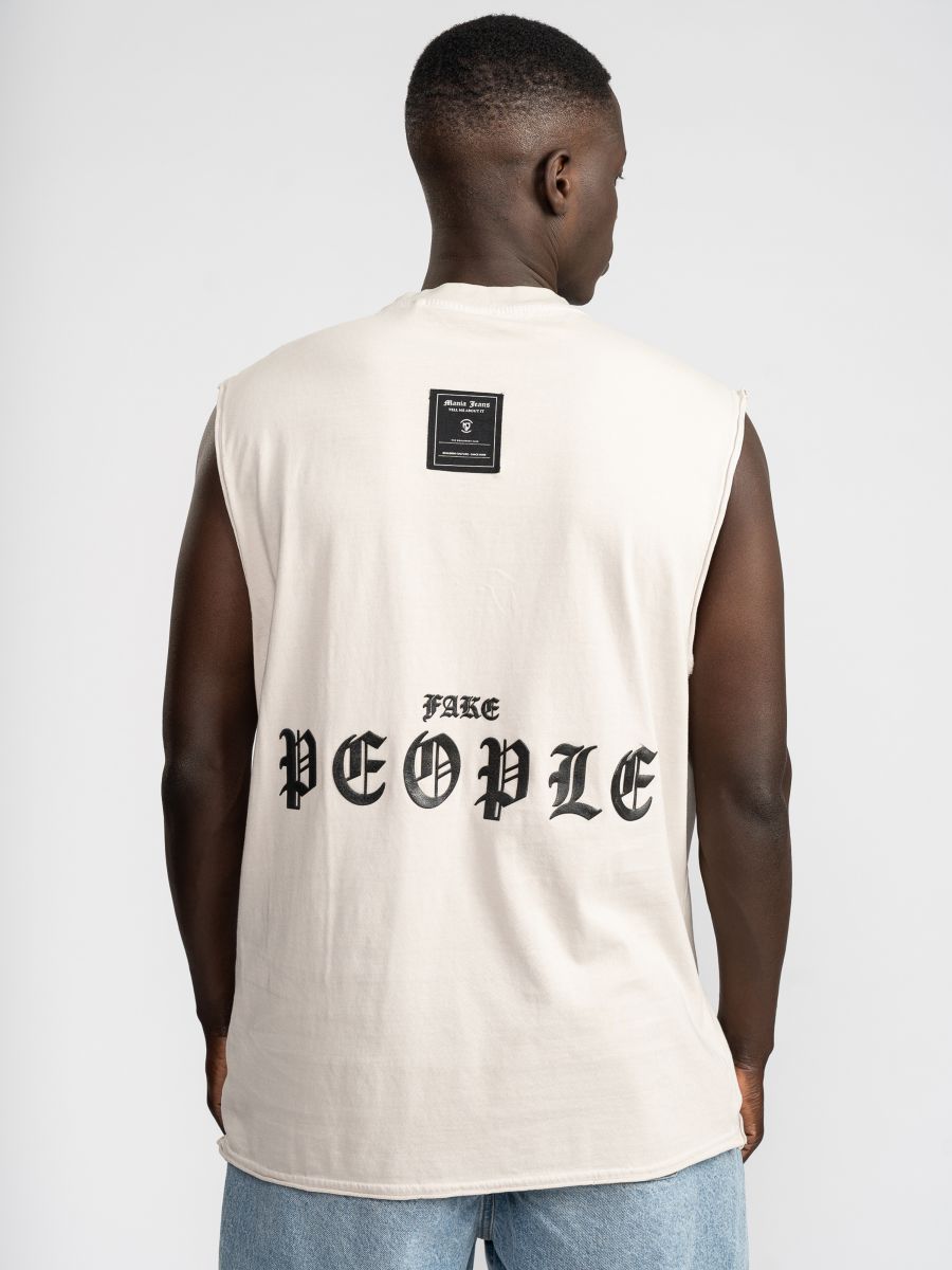 גופיית כותנה לגבר FAKE PEOPLE