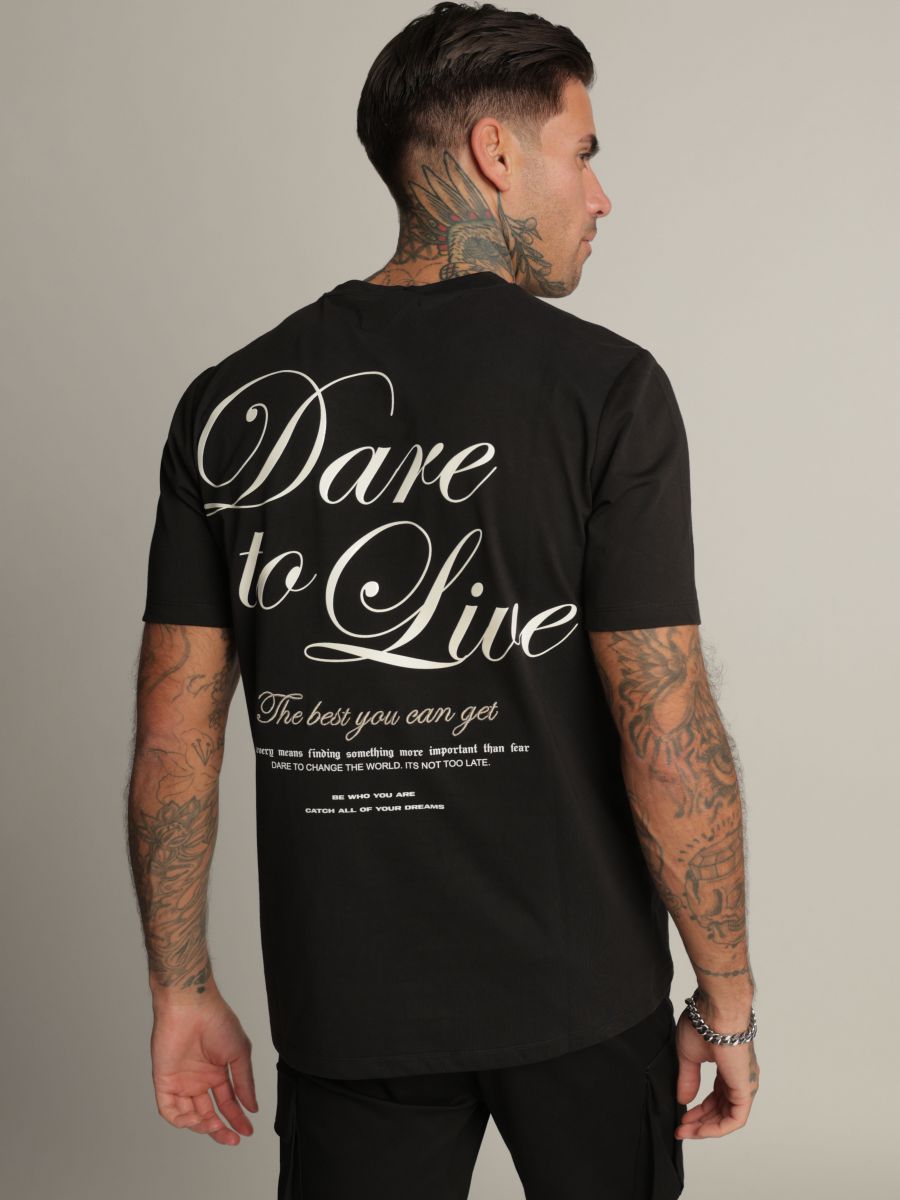 טי שירט DARE TO LIVE